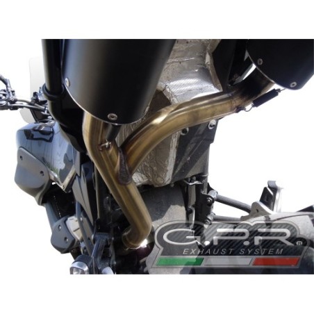 Scarico GPR Satinox per YAMAHA Xt 660 Z Teneré dal 2008 al 2016 omologato
