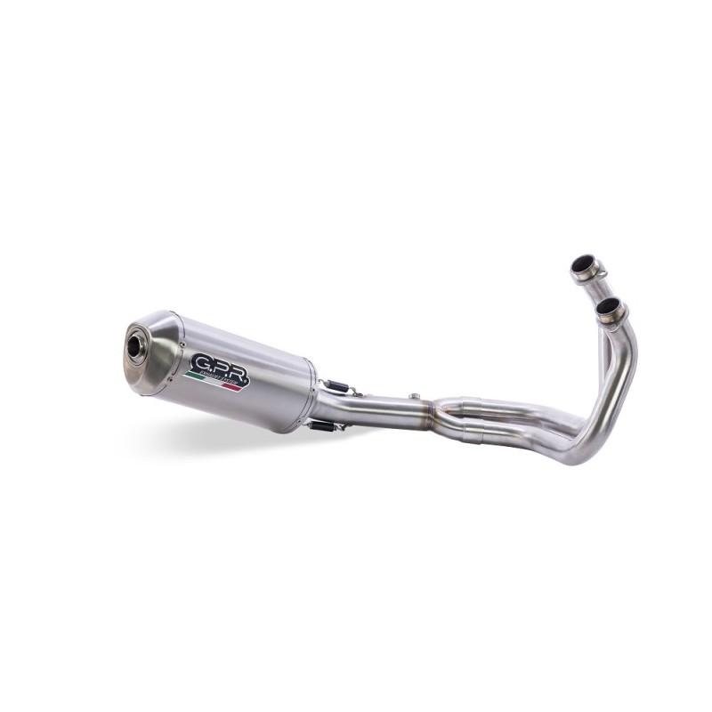 Scarico GPR Satinox per YAMAHA Mt-07 dal 2014 al 2016 omologato