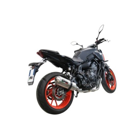 Scarico GPR Satinox per YAMAHA Mt-07 dal 2014 al 2016 omologato