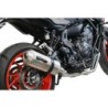 Scarico GPR Satinox per YAMAHA Mt-07 dal 2017 al 2020 omologato