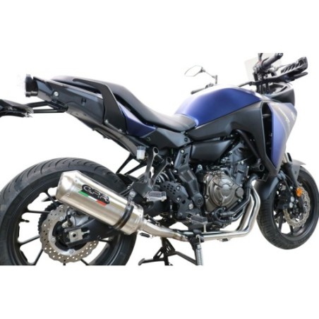 Scarico GPR Satinox per YAMAHA Tracer 700 GT dal 2019 al 2020 omologato