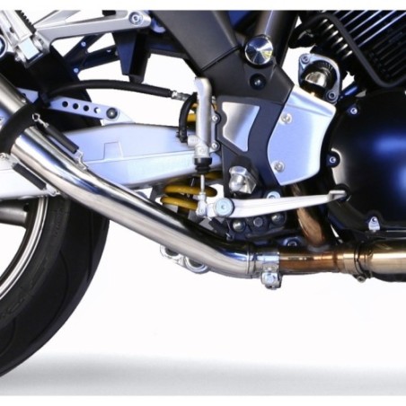 Scarico GPR Satinox per YAMAHA Bt Bulldog 1100 dal 2002 al 2007 omologato