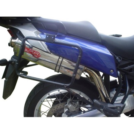 Scarico GPR Trioval per Aprilia Etv Caponord 1000 Rally dal 2001 al 2007 omologato