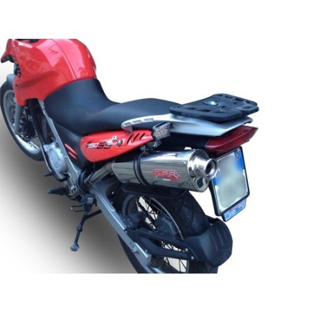 Scarico GPR Trioval per BMW F 650 Gs Twin dal 2008 al 2018 omologato