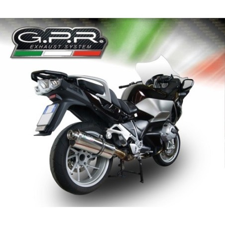 Scarico GPR Trioval per BMW R 1200 Rt Lc dal 2014 al 2016 omologato