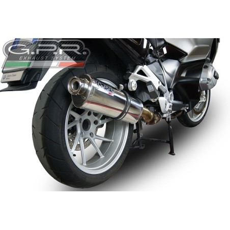 Scarico GPR Trioval per BMW R 1200 Rt Lc dal 2014 al 2016 omologato