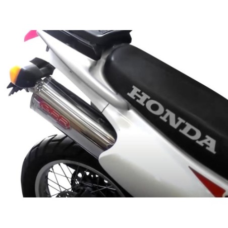 Scarico GPR Trioval per Honda Dominator Nx 650 dal 1988 al 2001 omologato