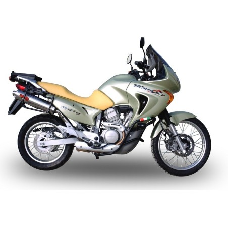 Scarico GPR Trioval per Honda Transalp XL 650 V dal 2000 al 2006 omologato