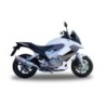 Scarico GPR Trioval per Honda Vfr 800 X Crossrunner 800 dal 2011 al 2014 omologato