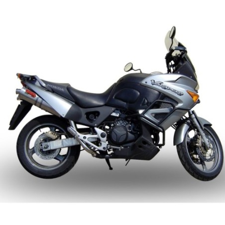 Scarico GPR Trioval per Honda Varadero 1000 dal 1999 al 2011 omologato