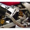 Scarico GPR Trioval per Honda Vtr 1000 F Firestorm dal 1997 al 2007 omologato