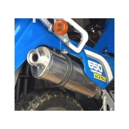 Scarico GPR Trioval per Kawasaki Klr 650 dal 2006 al 2025 omologato
