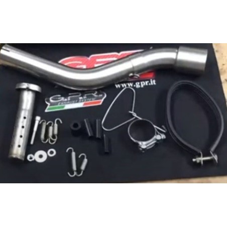 Scarico GPR Trioval per Kawasaki Klr 650 dal 2006 al 2025 omologato