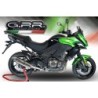 Scarico GPR Trioval per Kawasaki Versys 1000 I.E. dal 2017 al 2018 omologato