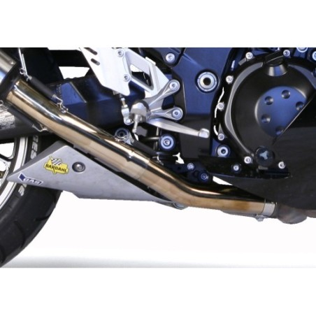 Scarico GPR Trioval per Kawasaki Zzr 1400 dal 2012 al 2016 omologato