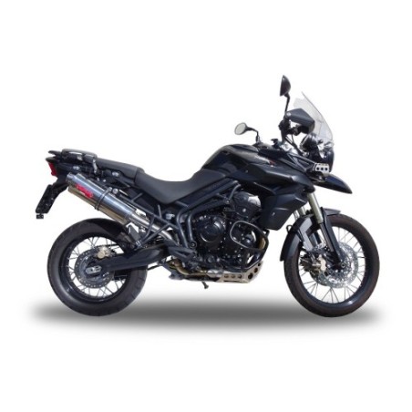 Scarico GPR Trioval per Triumph Tiger 800 - Xr - Xc - Xrx - Xcx - Xrt - Xca dal 2017 al 2021 omologato