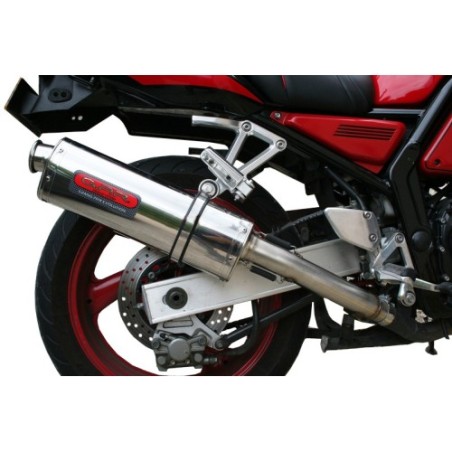 Scarico GPR Trioval per YAMAHA Fzs 600 Fazer dal 1998 al 2003 omologato