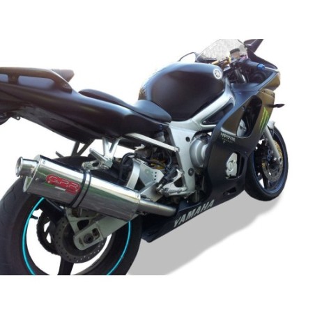 Scarico GPR Trioval per YAMAHA Yzf R6 dal 1999 al 2002 omologato