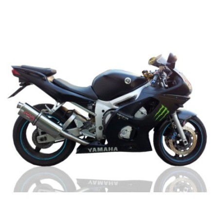 Scarico GPR Trioval per YAMAHA Yzf R6 dal 1999 al 2002 omologato