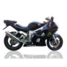 Scarico GPR Trioval per YAMAHA Yzf R6 dal 1999 al 2002 omologato