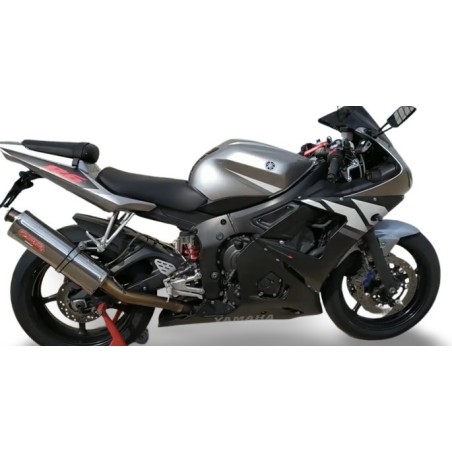 Scarico GPR Trioval per YAMAHA Yzf R6 dal 2003 al 2005 omologato