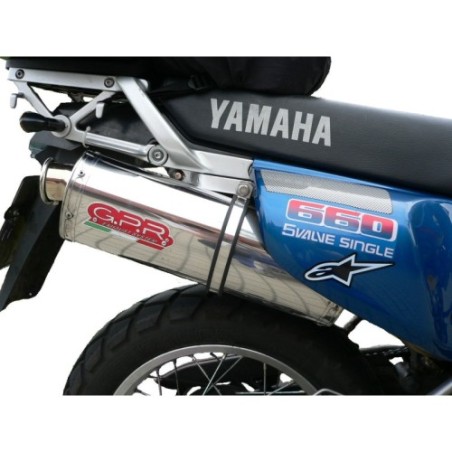 Scarico GPR Trioval per YAMAHA Xtz 660 Teneré dal 1991 al 1998 omologato