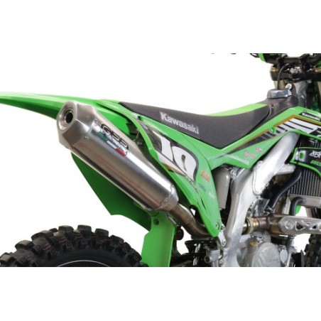 Scarico GPR Pentacross Inox per Kawasaki KX 250 F dal 2021 al 2023 racing