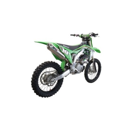 Scarico GPR Pentacross Inox per Kawasaki KX 250 X dal 2021 al 2022 racing