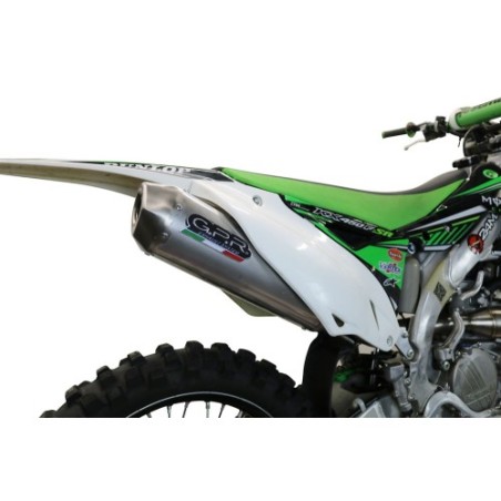 Scarico GPR Pentacross Inox per Kawasaki Kx 450 F dal 2012 al 2015 racing