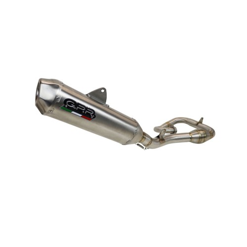Scarico GPR Pentacross Inox per Kawasaki Kx 450 X dal 2021 al 2023 racing