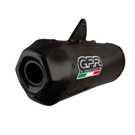 Scarico GPR Pentaroad Black per Zontes M 125 dal 2022 al 2024 omologato