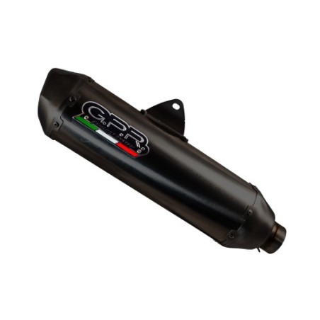Scarico GPR Pentaroad Black per Zontes M 125 dal 2022 al 2024 omologato