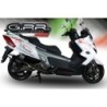 Scarico GPR Power Bomb per Kymco Myroad 700 dal 2012 al 2016 omologato