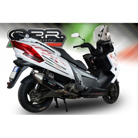 Scarico GPR Power Bomb per Kymco Myroad 700 dal 2012 al 2016 omologato
