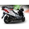 Scarico GPR Power Bomb per Kymco Myroad 700 dal 2012 al 2016 omologato