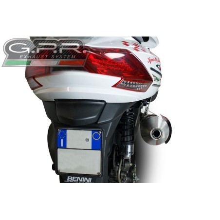 Scarico GPR Power Bomb per Kymco Myroad 700 dal 2012 al 2016 omologato