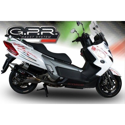 Scarico GPR Power Bomb per Kymco Myroad 700 dal 2012 al 2016 omologato