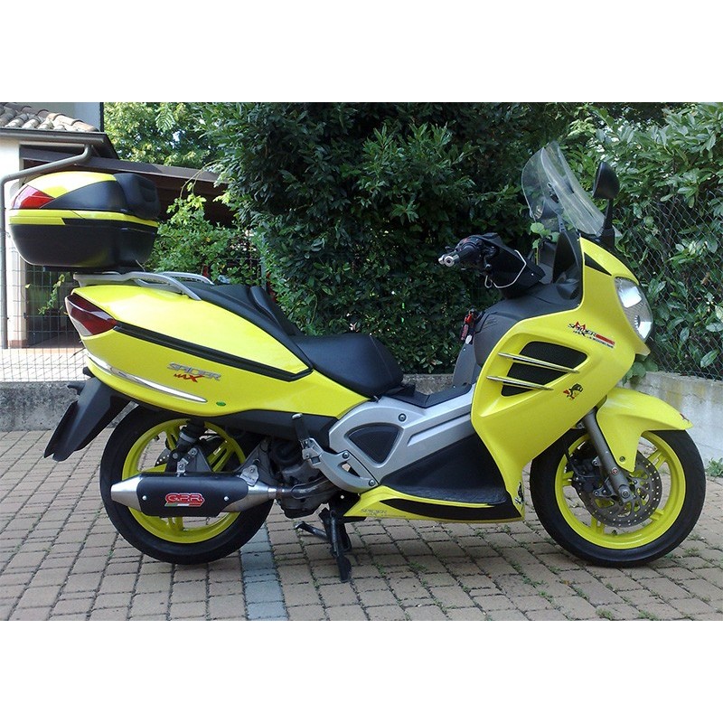 Scarico GPR Power Bomb per Malaguti Spidermax 500 RS dal 2008 al 2011 omologato