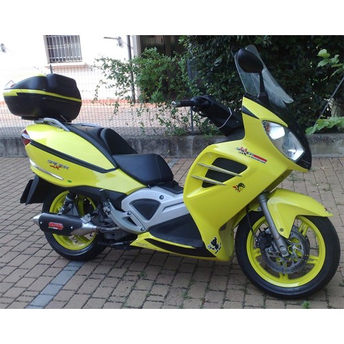 Scarico GPR Power Bomb per Malaguti Spidermax 500 RS dal 2008 al 2011 omologato