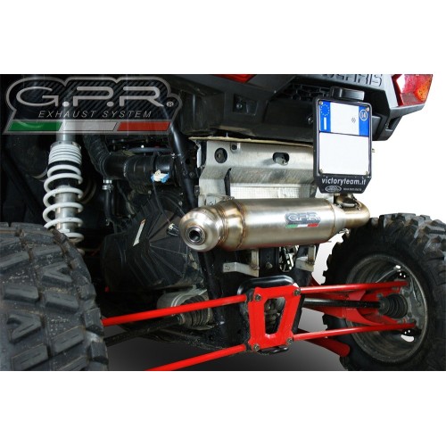 Scarico GPR Power Bomb per Polaris Rzr XP 1000 dal 2014 al 2023 omologato
