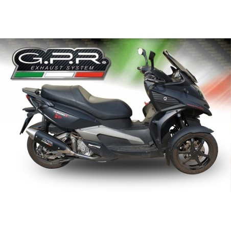 Scarico GPR Power Bomb per Quadro 3 QUADRO dal 2014 al 2017 omologato