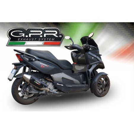 Scarico GPR Power Bomb per Quadro 3 QUADRO dal 2014 al 2017 omologato
