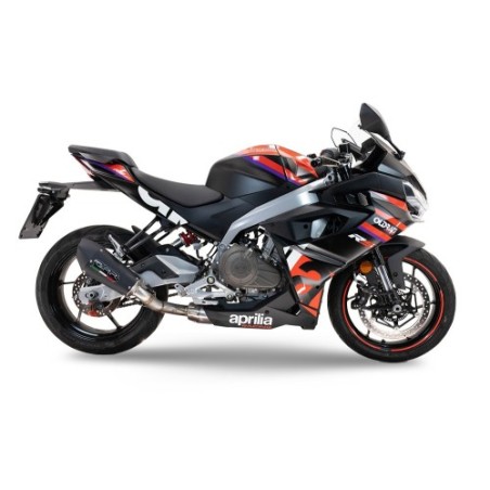 Scarico GPR New Grand Prix Evo Black Titanium per Aprilia RS 457 dal 2024 al 2025 racing