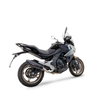 Scarico GPR New Grand Prix Evo Black Titanium per Cf Moto 700 Mt dal 2023 al 2024 omologato