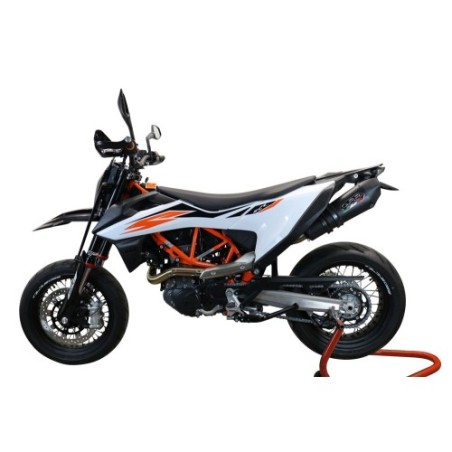 Scarico GPR New Grand Prix Evo Black Titanium per KTM Enduro 690 R dal 2019 al 2020 omologato