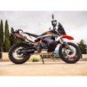 Scarico GPR New Grand Prix Evo Black Titanium per KTM Adventure 890 dal 2020 al 2024 omologato