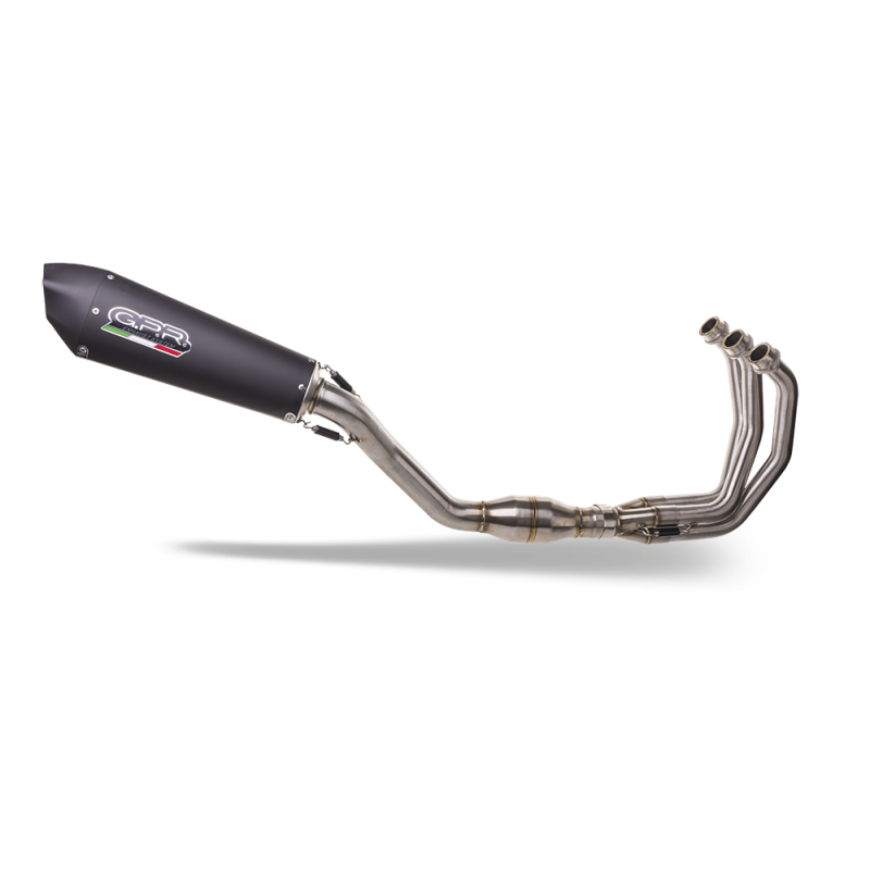 Scarico GPR New Grand Prix Evo Black Titanium per Triumph Daytona 660 dal 2023 al 2025 omologato