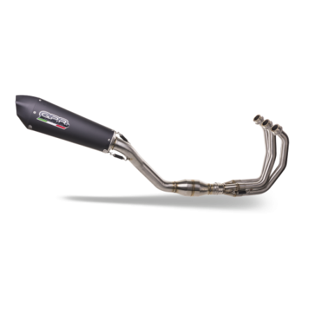 Scarico GPR New Grand Prix Evo Black Titanium per Triumph Daytona 660 dal 2023 al 2025 omologato