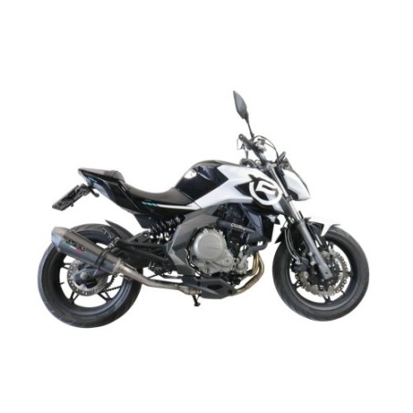 Scarico GPR New Grand Prix Evo Poppy per Cf Moto 650 Nk dal 2021 al 2024 omologato