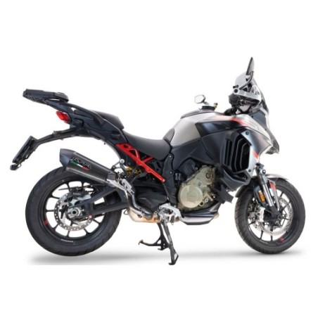 Scarico GPR New Grand Prix Evo Poppy per Ducati Multistrada V4 Rally dal 2023 al 2024 omologato